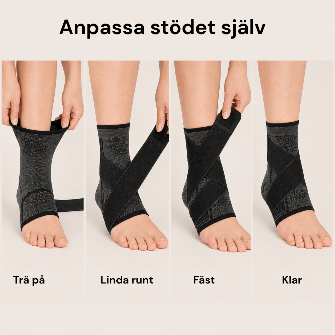 Hälstöd Pro - Justerbart stöd vid ont i hälen